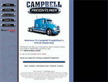 Tablet Screenshot of campbellfreightliner.net